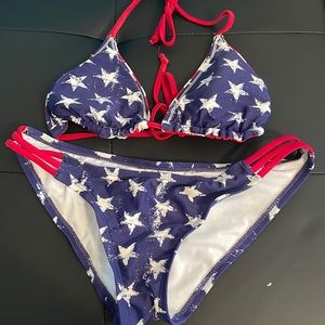 Xhilaration patriotic bikini